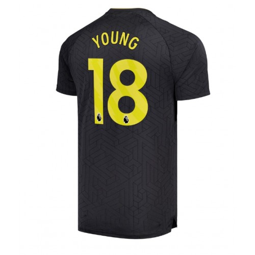 Dres Everton Ashley Young #18 Gostujuci 2024-25 Kratak Rukav